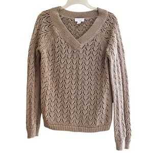 Loft Taupe Sweater